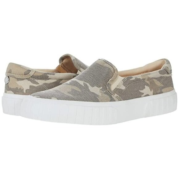 Steve Madden Swiftly Sneaker in Tan Camo - Size 6 - Picture 1 of 11